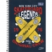 Caderno capa dura espiral D+ 140x200mm 200 fls 56g sortido