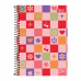 Caderno capa dura espiral D+ 140x200mm 96 fls 56g sortido
