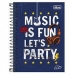 Caderno capa dura espiral D+ 140x200mm 96 fls 56g sortido
