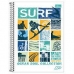 Caderno capa dura espiral D+ 140x200mm 96 fls 56g sortido