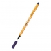 Caneta hidrográfica fine 0.4mm point 88/22 azul marinho - Stabilo