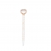 Caneta esferográfica metal 1.0mm 1341 Poa Love coração diamante branca avulsa