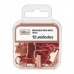 Grampomol pequeno 19mm 12 un Ouro Rose blister