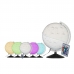 Globo Celeste 30cm: Cielo Branco - Iluminado led color com controle remoto - Base preta