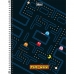 Caderno capa dura universitário 1x1 96 fls 200x275mm Pac-Man