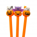 Caneta gel abóbora halloween avulsa