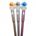 Caneta gel com led Astronauta cores avulsa