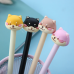 Caneta gel Gatinho Cute Husky cores avulsa