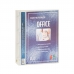 Fichário office A4 personalizável transparente 4 argolas cristal