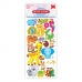 Cartela de adesivos decorados animais 3D - CC-079