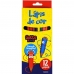 Lápis de cor 12 cores hexagonal 22340 kids