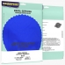 Papel A4 lamicote laminado 250g 10fls azul