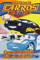 As aventuras dos carros 3D - Solapa média com 8 livros