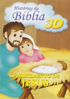Histórias da bíblia 3D - Solapa média com 8 livros