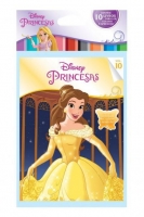 Disney Princesas - Solapa média com 10 livros para ler, colorir e aprender