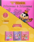 Cantinho da leitura - Kit c/ 03 livros: Col. Princesas & princesas - Turma da Mônica
