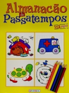 Almanacão de passatempo: Contém lápis de cor