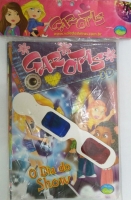 Garotas 3D - Solapa média com 8 livros