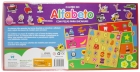 O livro do alfabeto com peças para encaixar