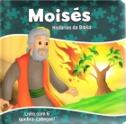 Moisés: Col. Histórias da bíblia - Livro com 6 quebra-cabeças