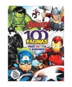 Avengers: Col. 100 páginas para colorir e aprender