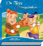 Os três porquinhos - Livro com 6 quebra-cabeças