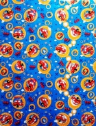 Saco perolizado - red car azul: 45x59 c/ 50 un