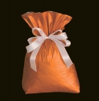 Saco soft touch - laranja: 30x44 c/ 50 un