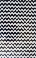 Saco metalizado - zig preto c/ branco: 35x55 c/ 50 un