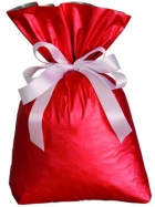 Saco soft touch - vermelho: 25x37 c/ 50 un
