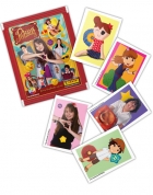 Envelope oficial com figurinhas As aventuras de Poliana