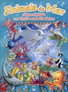 Animais do mar - Álbum atividade com Puzzle e mais 60 adesivos