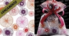 Saco Presente Metalizado - Tropical Branco: 35x55