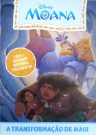 Moana - Solapa média com 10 livros para ler, colorir e aprender