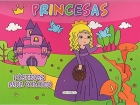 Princesas: Pôsteres para colorir