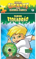 Livro gigante com quebra-cabeça - Super Esquadrão