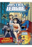 Livro gigante com quebra-cabeça - Justice League Unlimited