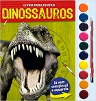 Dinossauros: Livro para pintar - Livro com aquarela