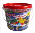 Blocos de montar 104 peças - Block Mania - 6000