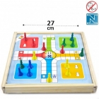 Jogo tabuleiro 4 em 1 - Ludo-Dama-Trilha-Xadrez - IOB