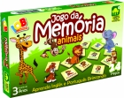 Jogo da memória: Animais - Jogo educativo de madeira com 24 peças - IOB