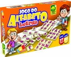 Jogo do alfabeto Letras - Jogo educativo de madeira com 27 peças - IOB