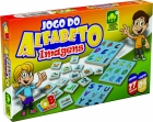 Jogo do alfabeto: Imagens - Jogo educativo de madeira com 27 peças - IOB