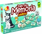 Jogo da memória: Coletivos - Jogo educativo de madeira com 24 peças - IOB