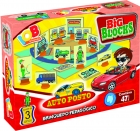 Big Blocks: Auto posto - Brinquedo Pedagógico de madeira com 47 peças - IOB
