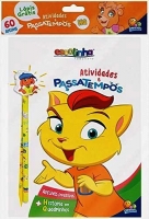 Atividades e passatempos: Kit Livro + Lápis-Borracha - Col. Escolinha