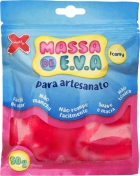 Massa para modelar EVA vermelho 50 gr - Make+