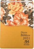 Diário Bíblico 2021 - Luxo - Ouro Floral