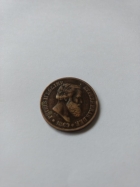 Moeda antiga Brasil 20 Reis 1869 Bronze Horizontal