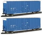 Walthers Gold Line - HO Gunderson 50 Hi-Cube Paper Box Car(2-Pk) - #27117